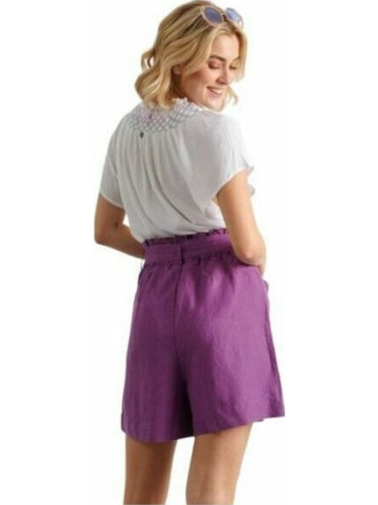 Women's High-waisted Shorts Cyclamino