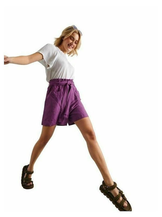 Women's High-waisted Shorts Cyclamino