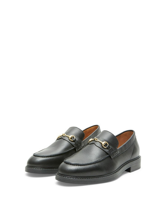 Men's Leather Loafers Black