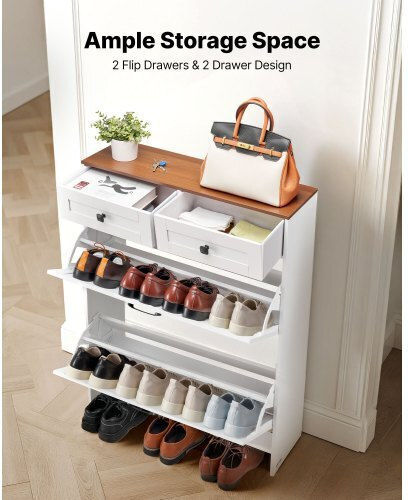 Wooden Shoe Organizer 80x24x105cm