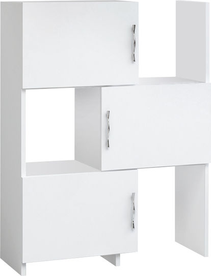 Στήλη Κουζίνας Λευκό 65x31.5x89.8εκ.