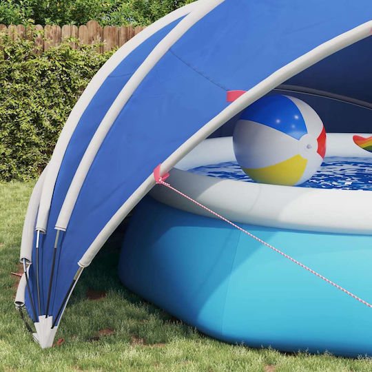 vidaXL Prelată Piscină 500x236 cm Albastră