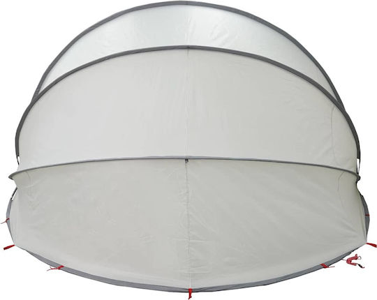 vidaXL Тента За Басейн 440x204см Сива