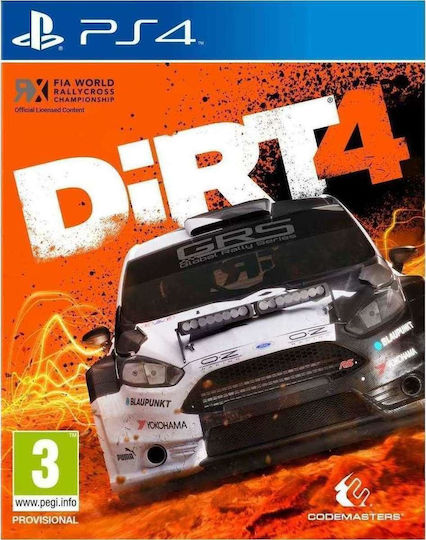 Dirt 4 Steelbook Edition PS4 Game (Used)