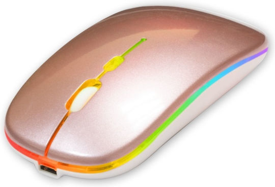 Setty RGB Kabellos Bluetooth Maus Rose Gold