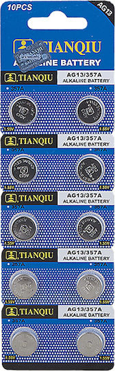 Batterien Alkalisch für Uhren LR44 1.5V 10Stück
