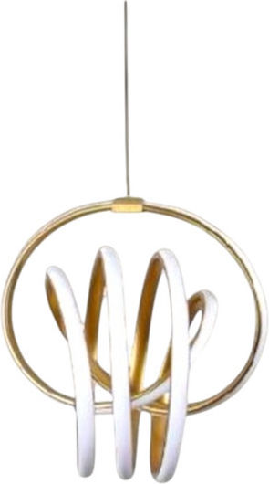 Epiplo-Fos Pendant Light Gold 32x32x80cm