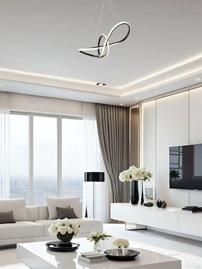 Epiplo-Fos Pendant Light Black 73x20x80cm