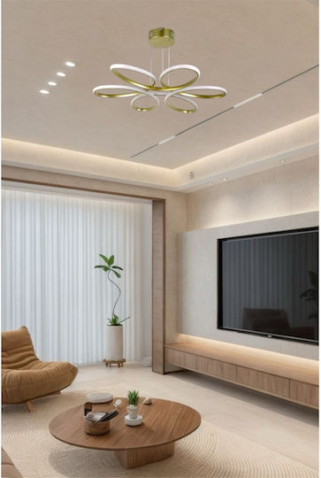 Epiplo-Fos Pendant Light Gold 60x60x80cm