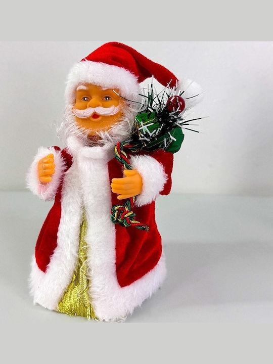 Decorativ Moș Crăciun Roșuς 15cm.