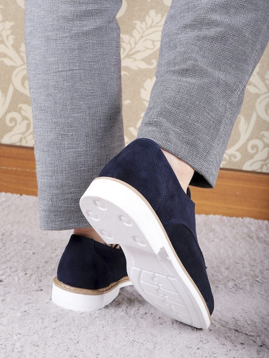 Suede Ανδρικά Casual Παπούτσια Μπλε