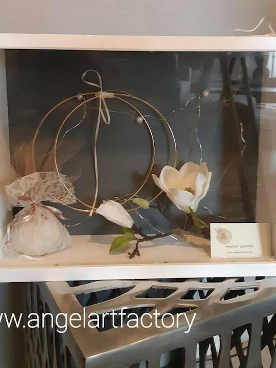 Hochzeitskronen-Etui Rechteck Gray 45x65εκ.