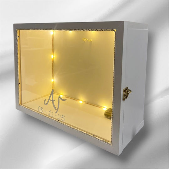 Hochzeitskronen-Etui Rechteck Braun 30x40εκ.