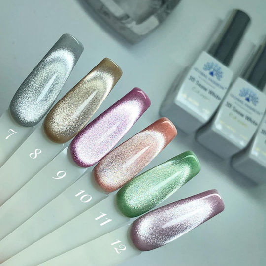Global Fashion Semi-Permanent Nail Polish 09 Cat Eye 1pcs
