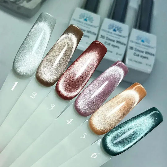 Global Fashion Semi-Permanent Nail Polish 01 Cat Eye 1pcs
