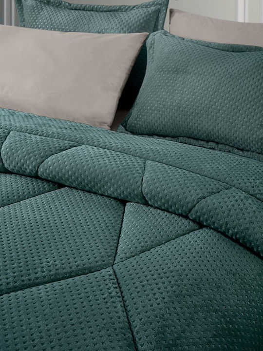Saint Clair Κουβερτοπάπλωμα Ημίδιπλο 180x240εκ. Emerald 660 GSM