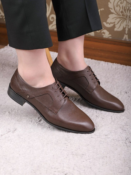 Leder Herren Freizeitschuhe Braun