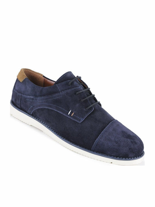 Wildleder Herren Freizeitschuhe Blau