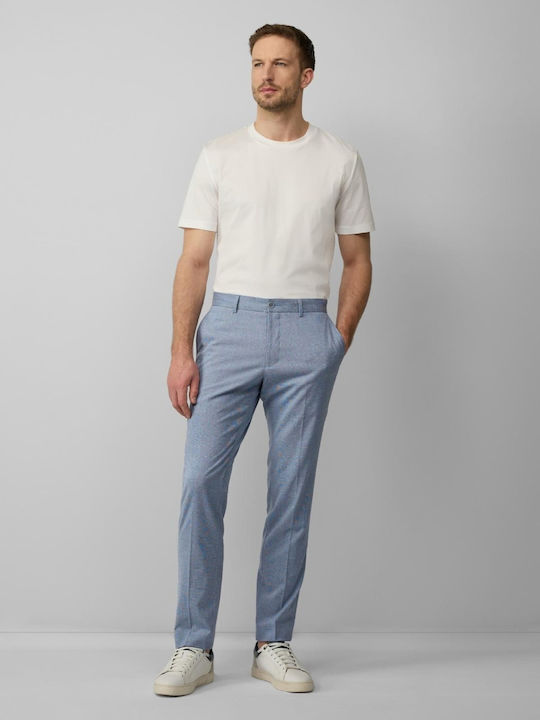 Label Παντελόνι Κοστουμιού σε Slim Εφαρμογή Light Blue
