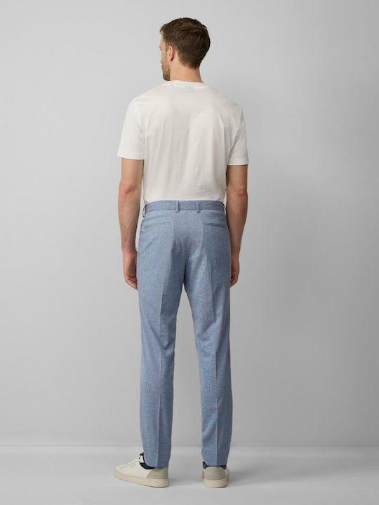 Label Παντελόνι Κοστουμιού σε Slim Εφαρμογή Light Blue