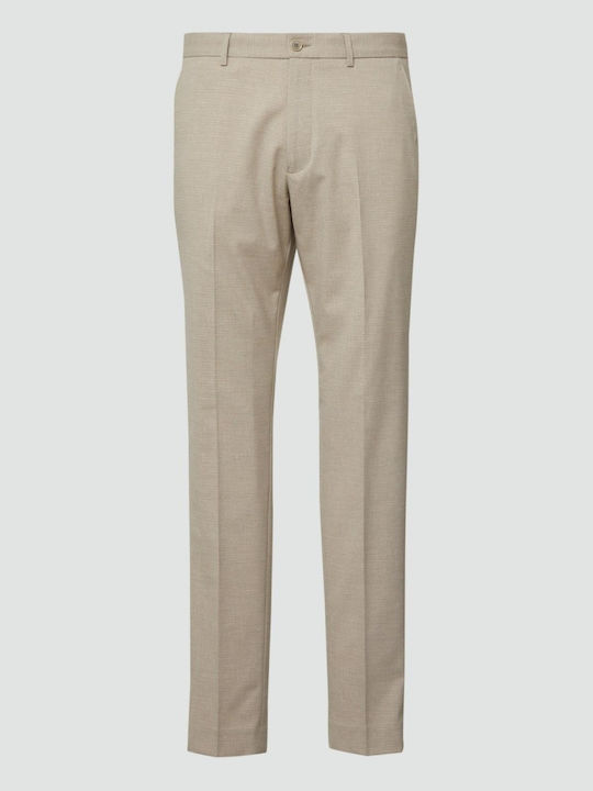 Label Hose Anzug in Schlanker Passform Light Brown