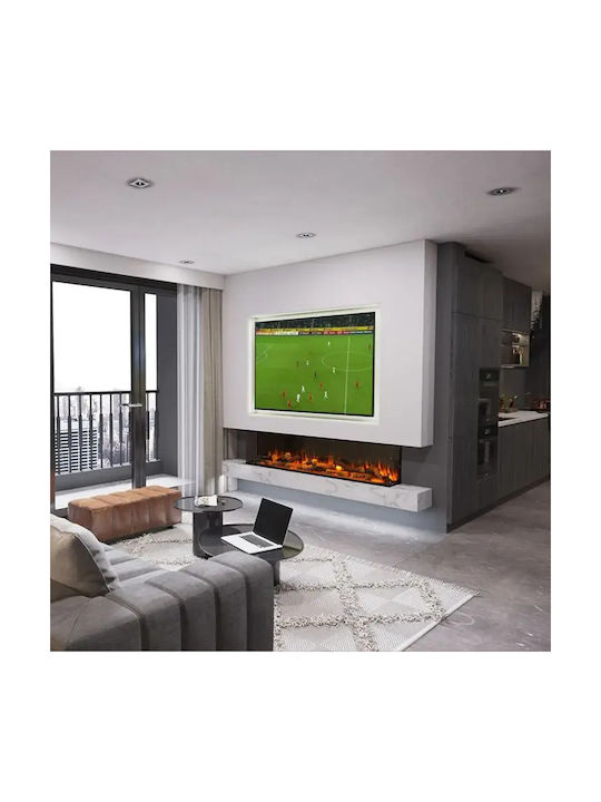 Charlton & Jenrick Irange I1500e Deep Wall Mounted Electric Fireplace 1500W Black