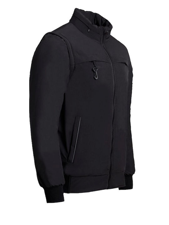 Stenso Pilot Pilot Pro Arbeitsjacke Softshell mit Kapuze Schwarz