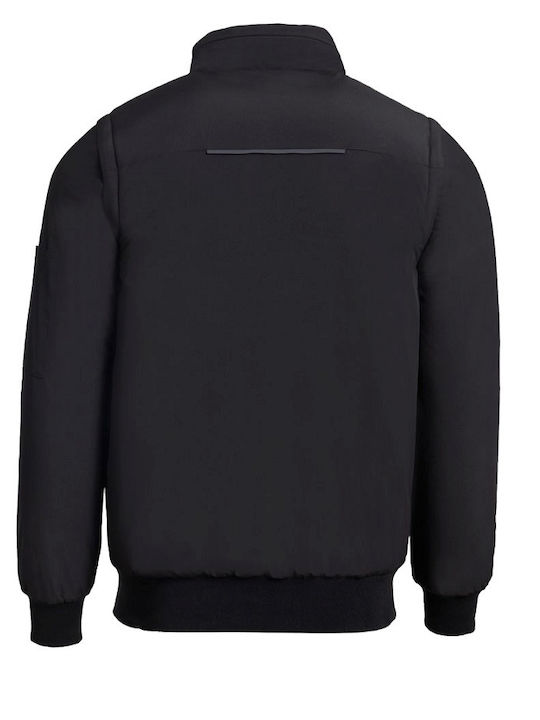 Stenso Pilot Pilot Pro Arbeitsjacke Softshell mit Kapuze Schwarz