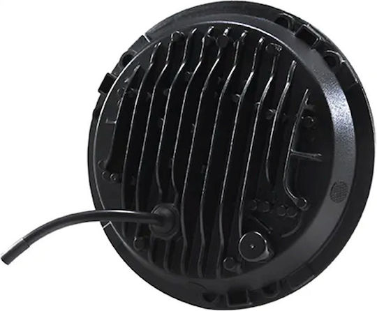 Εμπρόσθιο Φανάρι Led 7" H4 Angel Eye 12v 30w Drl Jeep 1τμχ Jp-y7-d42a Oem