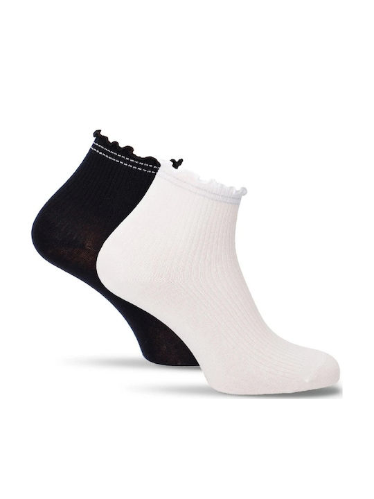 Tamaris Γυναικείες Κάλτσες Offwhite Black 2Pack Tamaris Γυναικείες Κάλτσες Offwhite Black 2Pack