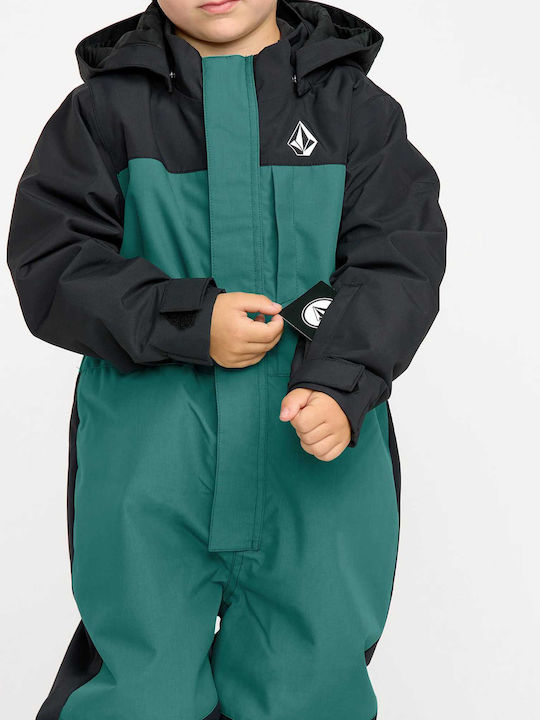 Volcom II0452600-ATD Παιδική Ολόσωμη Φόρμα Σκι & Snowboard Πράσινη
