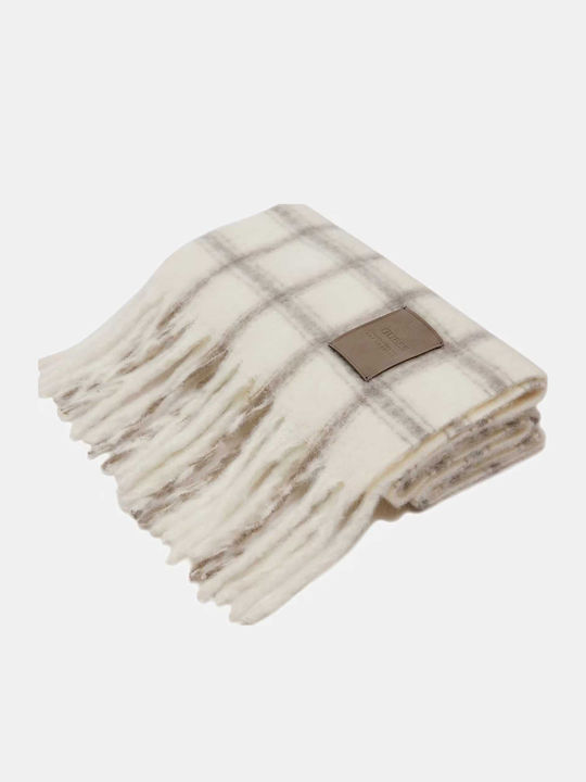 Women's Knitted Scarf White