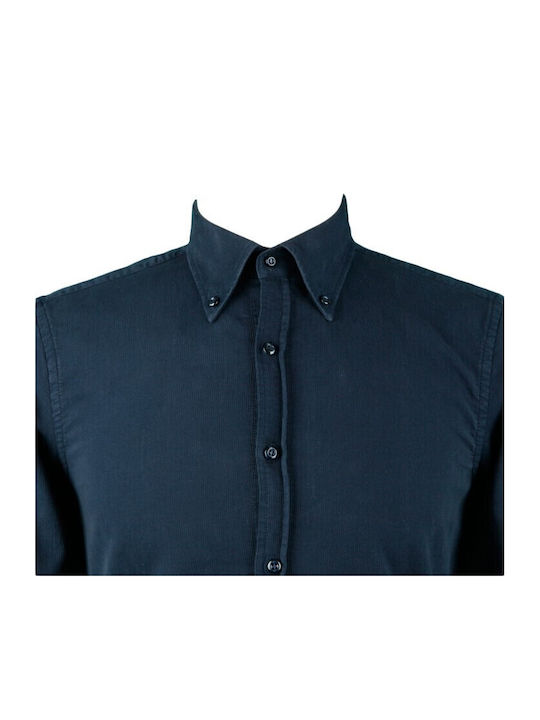 Дълъг ръкав Риза Dark Blue