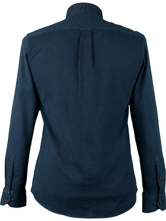 Дълъг ръкав Риза Dark Blue