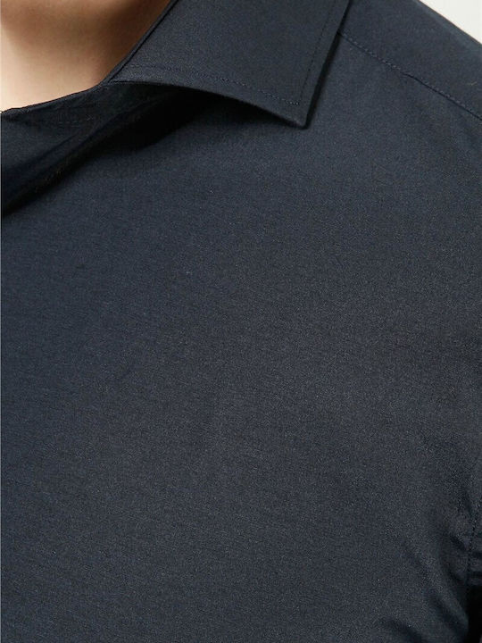 Дълъг ръкав Риза Navy Blue