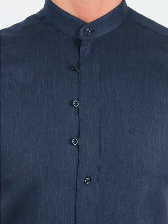 Дълъг ръкав Риза Dark Blue