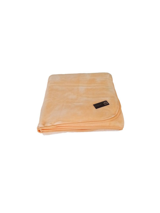 Manterol Casa Polo Color Κουβέρτα Ισπανίας Βελουτέ Ημίδιπλη 180x240εκ.