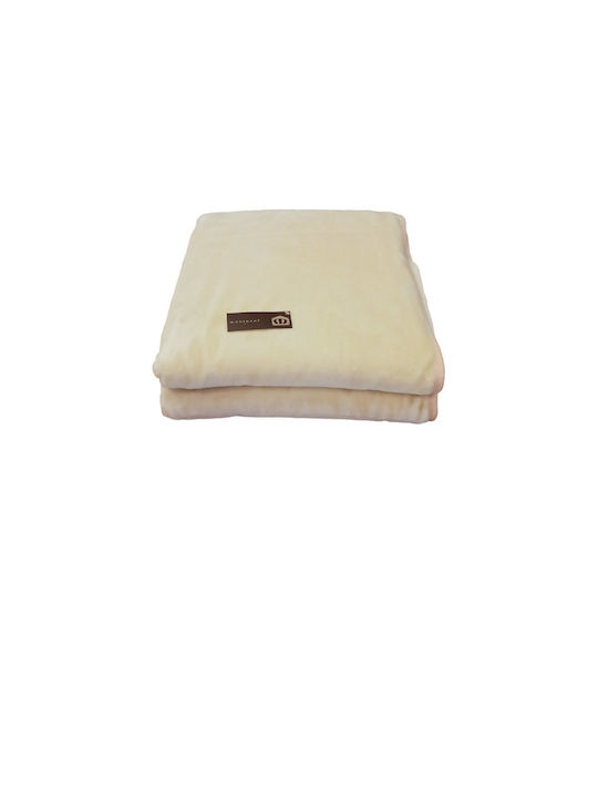 Manterol Casa Polo Color Κουβέρτα Ισπανίας Βελουτέ Ημίδιπλη 180x240εκ.