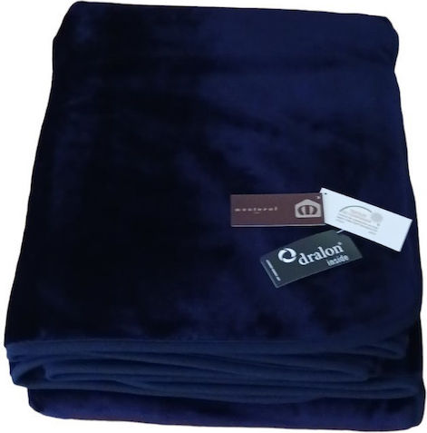 Manterol Casa Polo Colour Spanish Velvet Blanket Double Size 180x240cm