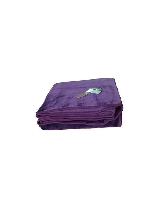 Manterol Casa Polo Color Pătură Spania Catifea Simplă 160x240 cm 8414723436169