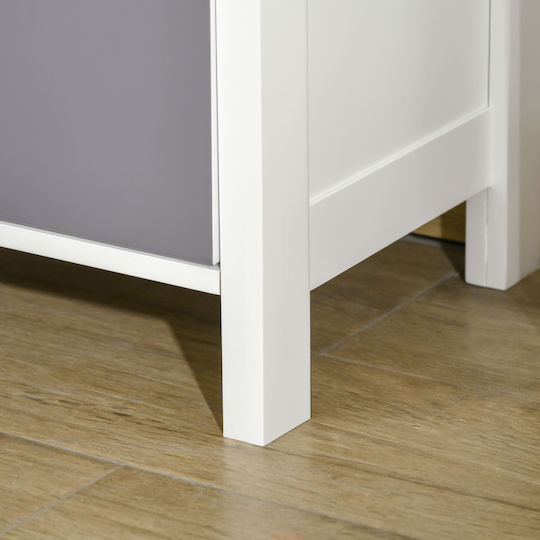 Comoda pentru Dormitor Lemnoasă Πολύχρωμο Μπλε 45x30x95.4buc