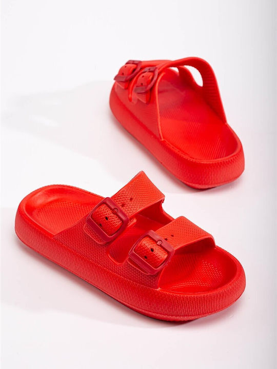Frauen Flip Flops in Rot Farbe