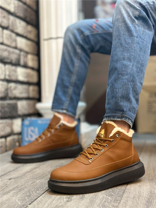 Leder Braun Herrenstiefel