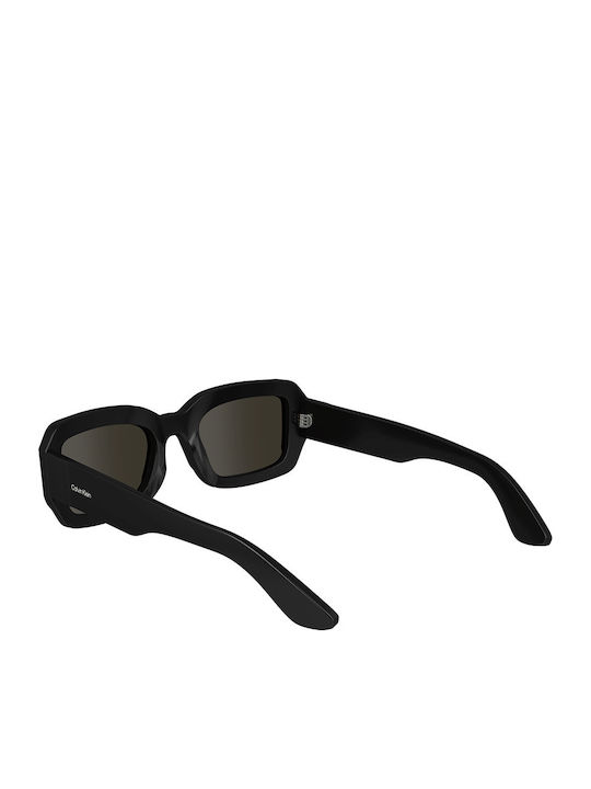 Calvin Klein Men's Sunglasses with Black Plastic Frame and Black Lens CK24511S 001