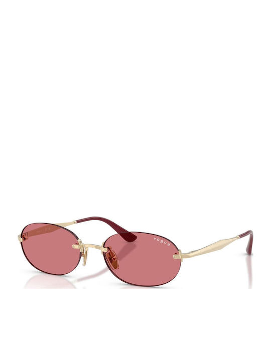 Vogue Unisex Sunglasses with Gold Metal Frame and Gold Lens VO4342S 848/75