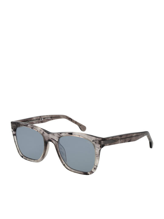 Lozza Sunglasses Gray with Acetate Frame & Gray Lens Lozza Sunglasses Gray with Acetate Frame & Gray Lens