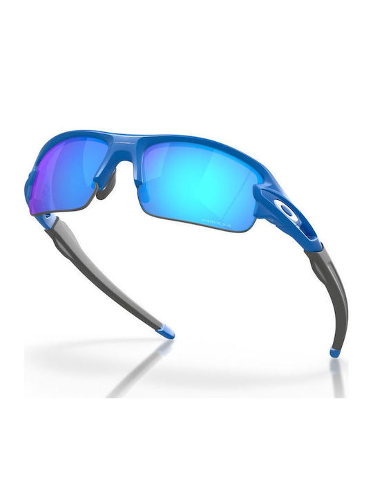 Oakley Flak Xxs Sportliche Kinder-Sonnenbrillen mit Spiegel-Gläser Blau