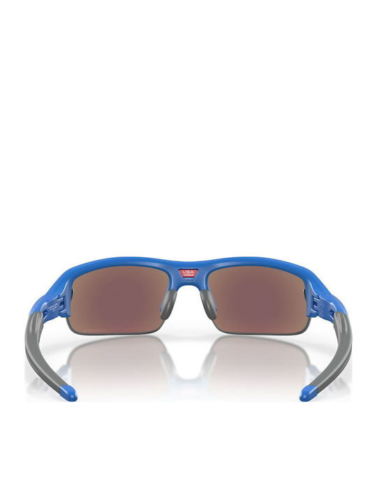 Oakley Flak Xxs Sportliche Kinder-Sonnenbrillen mit Spiegel-Gläser Blau