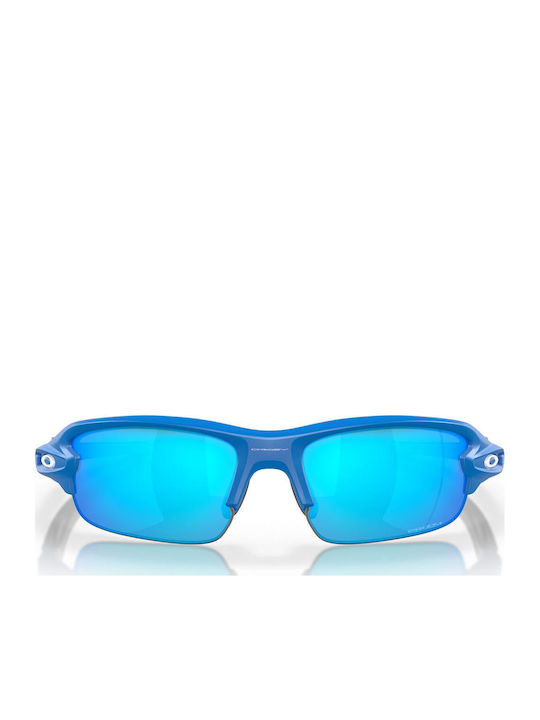 Oakley Flak Xxs Sportliche Kinder-Sonnenbrillen mit Spiegel-Gläser Blau