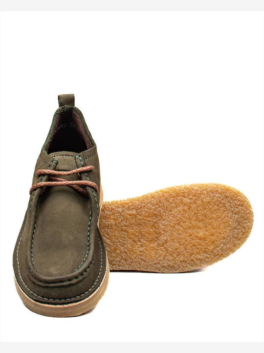 Women's Moccasins in Khaki Color